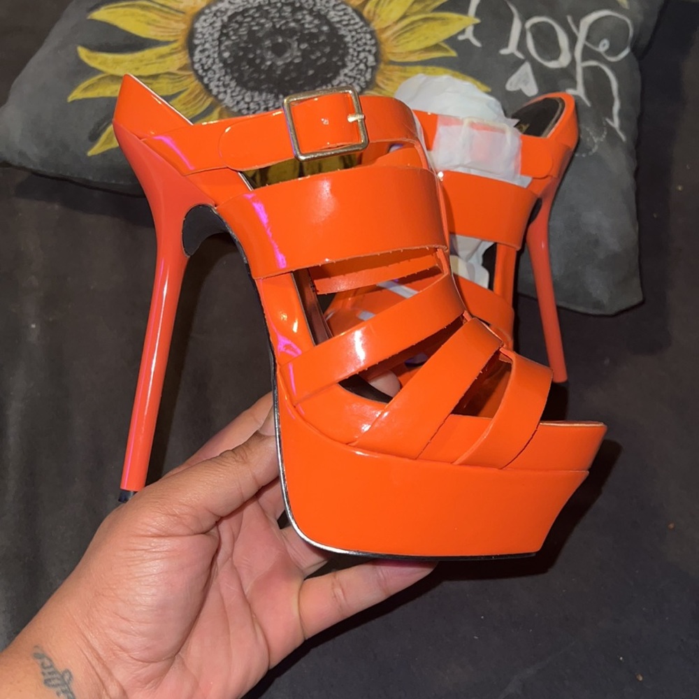 Barbie Style mule heel sandals